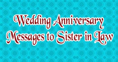 Anniversary Messages to Sister in Law
