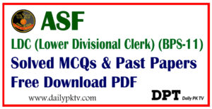 ASF LDC (Lower Divisional Clerk)