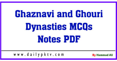 Ghaznavi-and-Ghouri-Dynasties-MCQs-Notes-PDF
