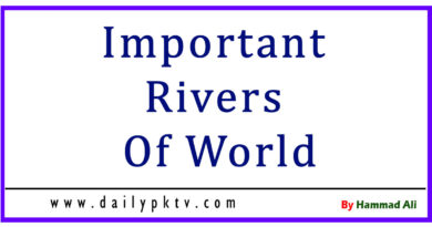 Important Rivers Of World General Knowledge MCQs PDF