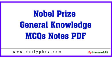 Nobel-Prize-General-Knowledge-MCQs-Notes-PDF