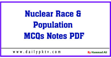 Nuclear-Race-Population-MCQs-Notes-PDF