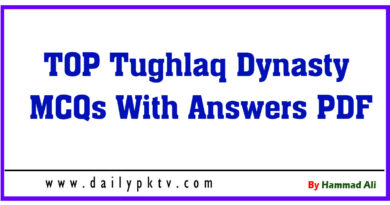 TOP Tughlaq Dynasty MCQs With Answers PDF