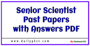 Senior Scientist