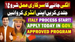 Italy Jobs for Pakistani Workers 2026